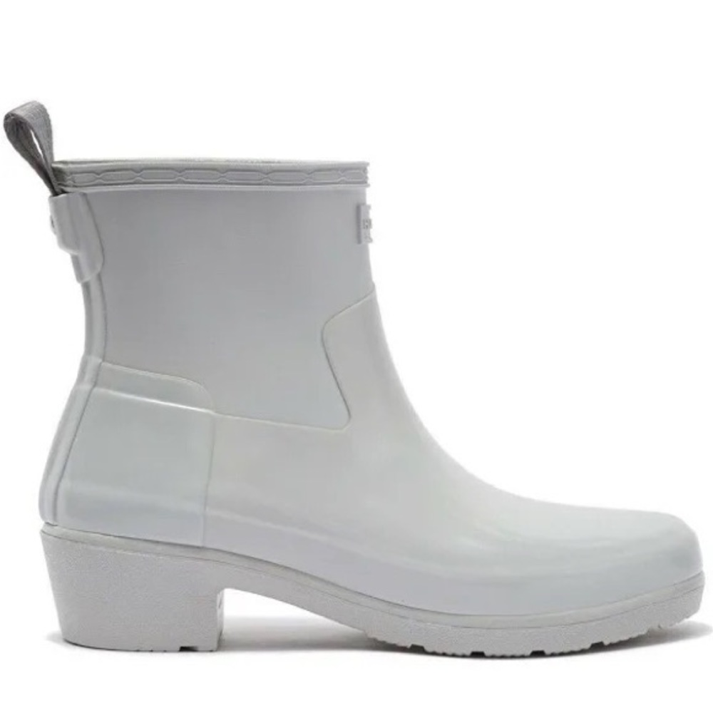 HUNTER Refined Low Heel Ankle Biker Rain Boots (sold out on Zappos)